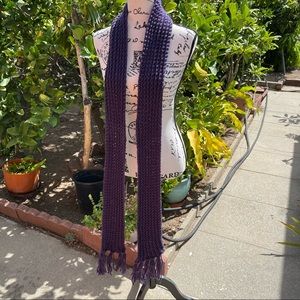 Brand New Hand Knitted Scarf with Tassels
